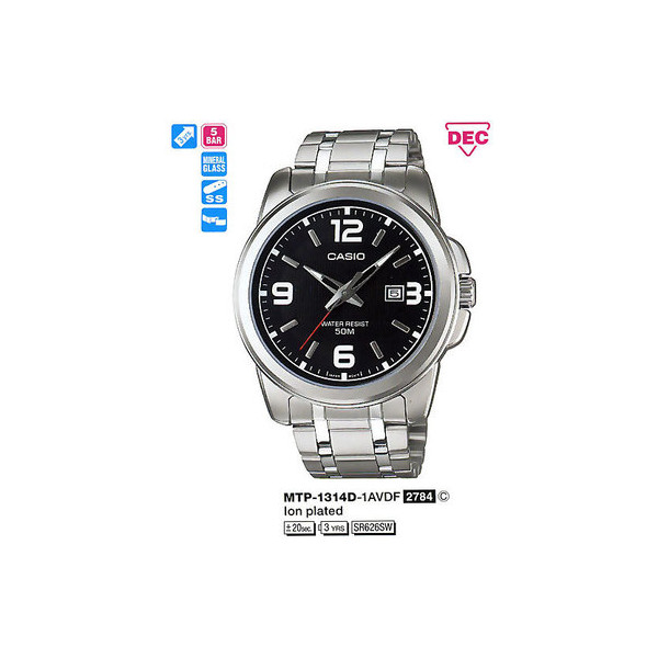 

Наручные часы Casio MTP-1314D-1AVDF