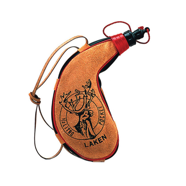 

Фляга Laken Leather canteen 0,5 L. kidney shape