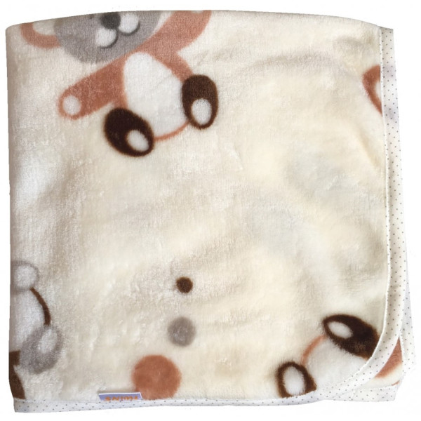 

Плед детский Twins Медведь 80х104 beige