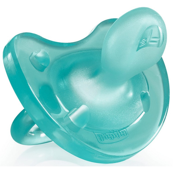 

Пустышка Chicco Physio Soft силиконовая от 0 до 6 месяцев 1шт. (Голубая) (02711.21)