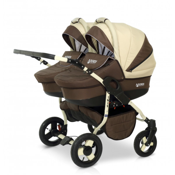 

Детская коляска для двойни VERDI TWIN 03 (6628)