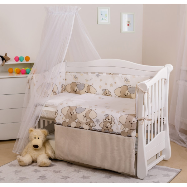 

Комплект постельного белья детский Twins Eco Line (6 элементов) Cute Dog E-014