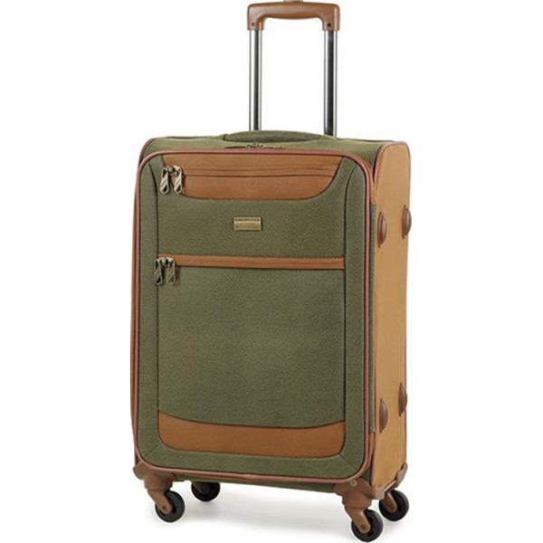 

Чемодан Members Boston (M) Olive Green