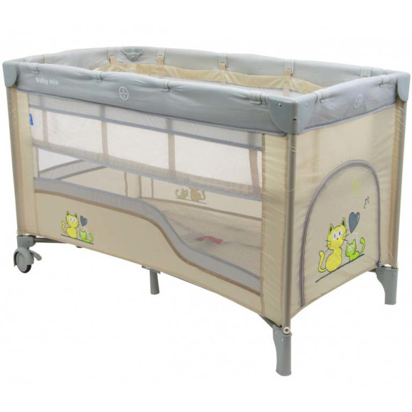 

Кроватка-манеж Alexis Baby Mix HR-8052-2 beige