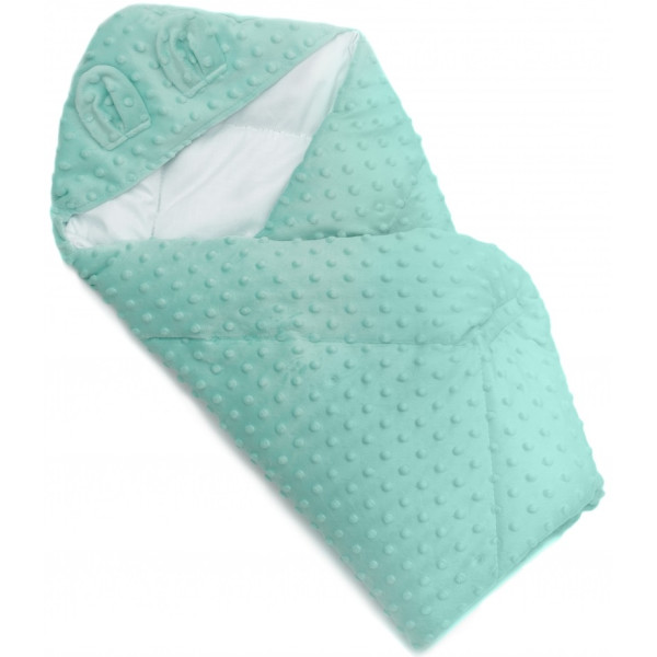 

Конверт в коляску Twins Minky Ушко 80х80 цвет mint