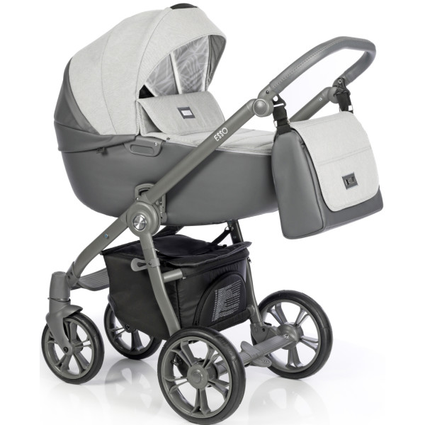 

Детская коляска универсальная 2 в 1 Roan Esso Neutral Graphite