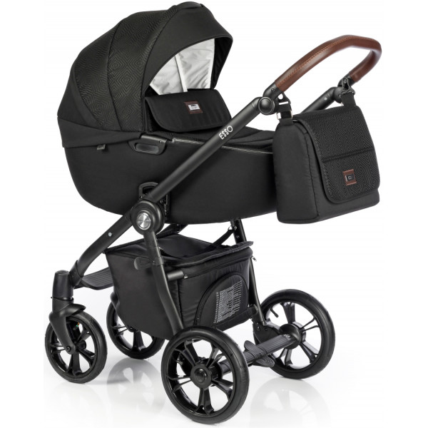 

Детская коляска универсальная 2 в 1 Roan Esso Total Black