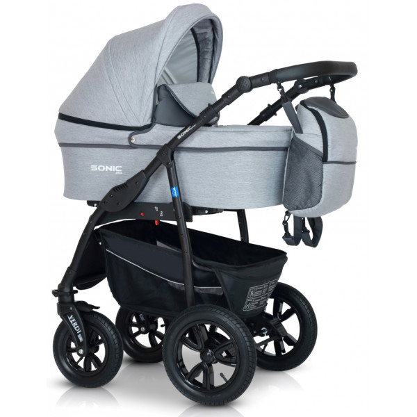 

Детская коляска универсальная 3 в 1 Verdi Sonic Plus 15 (light grey)