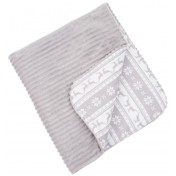 

Плед детский Twins Trip двухсторонний Slimtex 104х80 grey