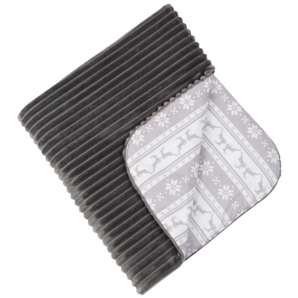 

Плед детский Twins Trip двухсторонний Slimtex 104х80 dark grey