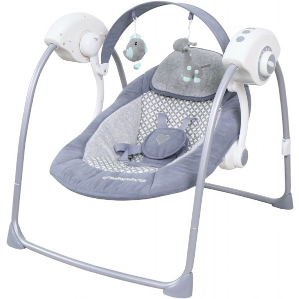 

Шезлонг-качалка Alexis-Babymix TY-019D-Grey