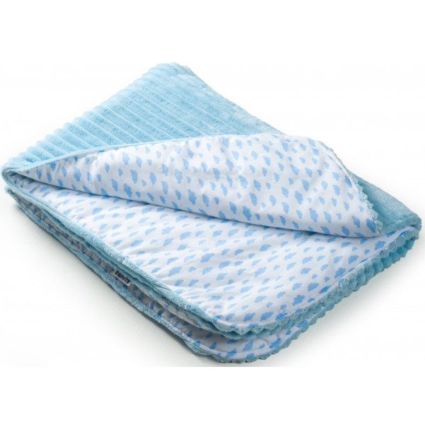 

Плед детский Twins Trip двухсторонний Slimtex 104х80 blue
