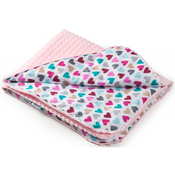 

Плед детский Twins Trip двухсторонний Slimtex 104х80 pink