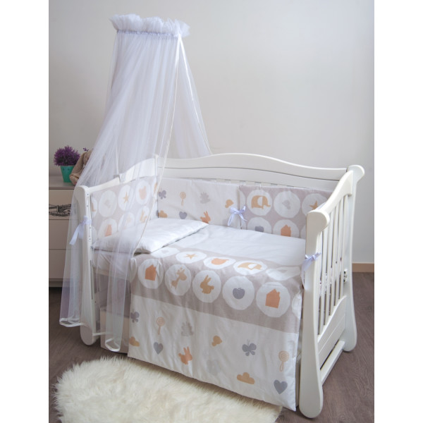 

Комплект постельного белья Twins Eco Line New E-020 6 элементов Animals beige (9607)