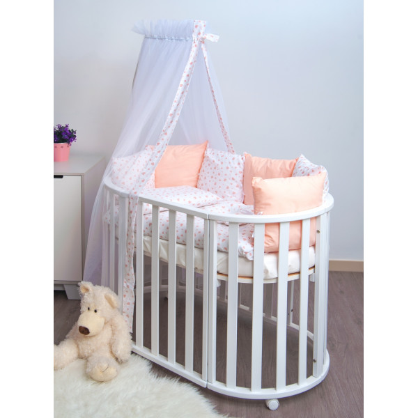 

Комплект постельного белья Twins Dolce D-401 Сердечки 8 элементов pink (9624)