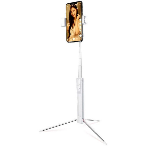 

Монопод Палка для селфи Happy Mobile Monopod A17 with Bluetooth+Tripod (160 см) Белый