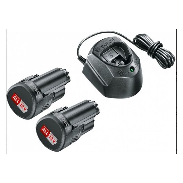 

Набор аккумуляторов + зарядное устройство Bosch 12В, 2х 1.5Ач, ЗУ GAL 1210 CV (1.600.A01.L3E)