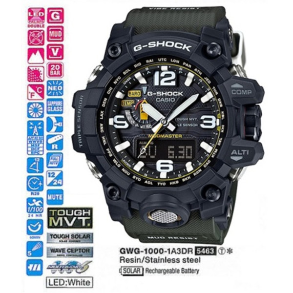 

Наручные часы Casio GWG-1000-1A3ER