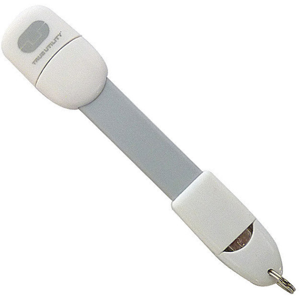 

Брелок-переходник USB-микро USB, белый True Utility (290W)