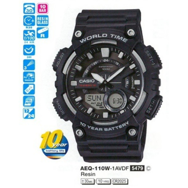 

Наручные часы Casio AEQ-110W-1A (A)