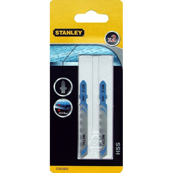 

Пильное полотно STANLEY по металлу, 76X48мм, РЕЗ 6мм, Т, 2шт