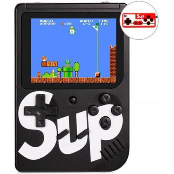 

Ретро игровая приставка c джойстиком Dendy Sup Retro Game Box with Controller 400 игр (Black) [47104]