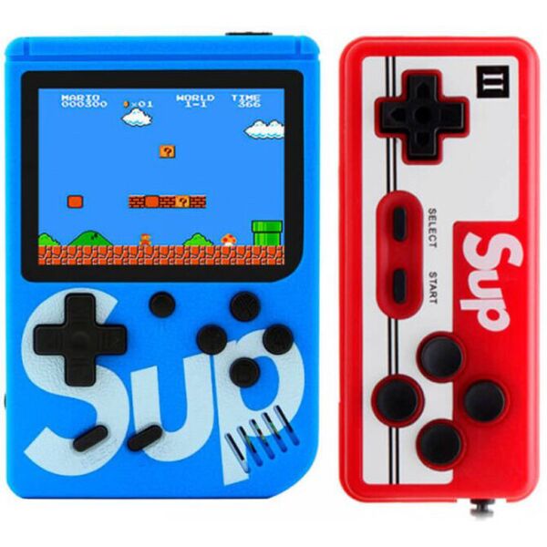 

Ретро игровая приставка c джойстиком Dendy Sup Retro Game Box with Controller 400 игр (Blue) [48837]