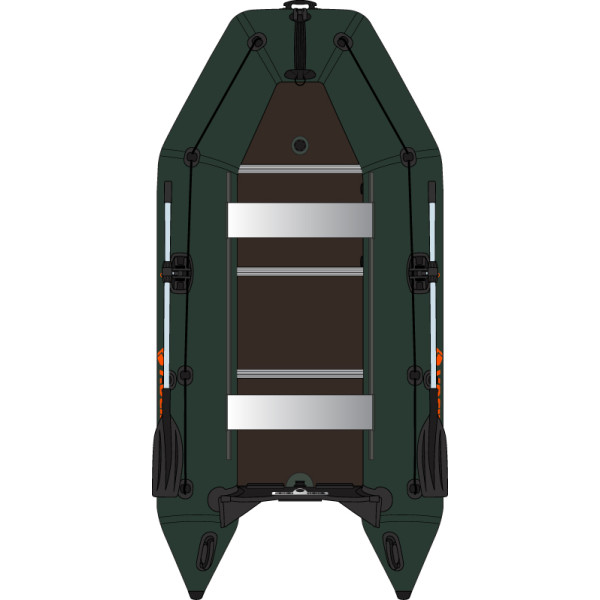 

Kolibri КМ-330D зеленая, настил из алюминия