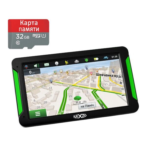 

Навигатор MiXzo MX-707 8GB ROM + Карта памяти 32GB