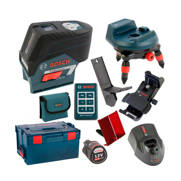 

Лазерный нивелир Bosch Professional GCL 2-50 C + RM3 + RC 2 + L-Boxx