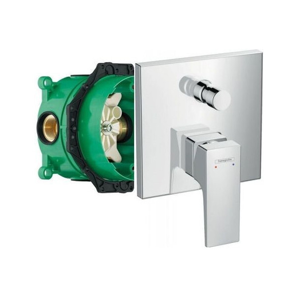 

Смеситель для ванны Hansgrohe METROPOL, 32545000+01800180