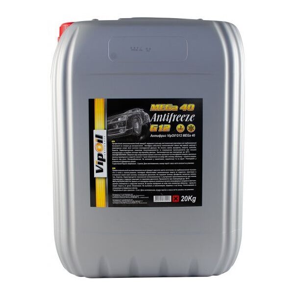 

Антифриз VipOil G12 MEGA 40 красный, 20 кг (0335788)