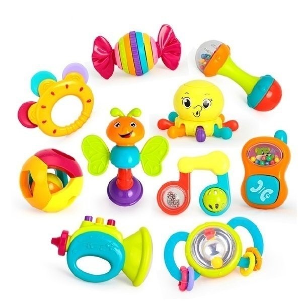 

Набор погремушек Huile Toys (HOLA) 10 шт. (939)