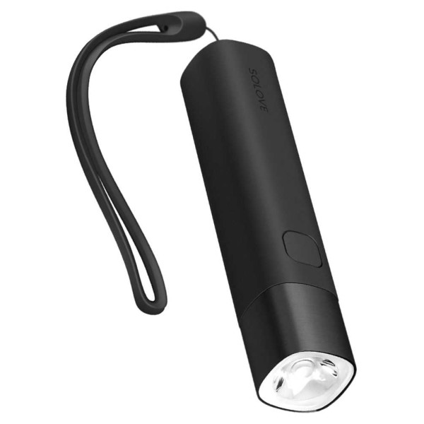 

Портативный фонарик Solove X3 Portable Flashlight Power Bank 3000 mAh Black