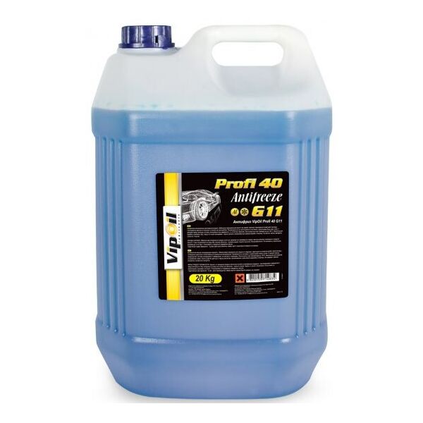 

Антифриз VipOil G11 Profi 40 синий, 20кг (701254)