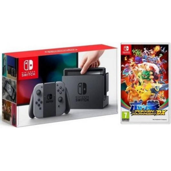 

Nintendo Switch Gray + Pokkén Tournament DX