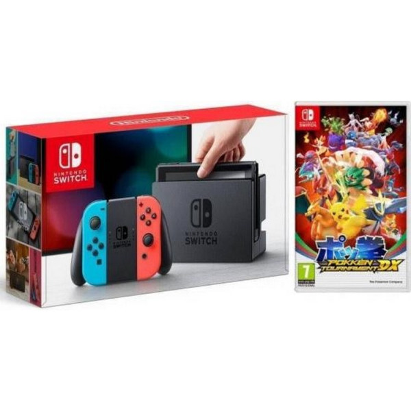 

Nintendo Switch Neon blue/red + Pokkén Tournament DX
