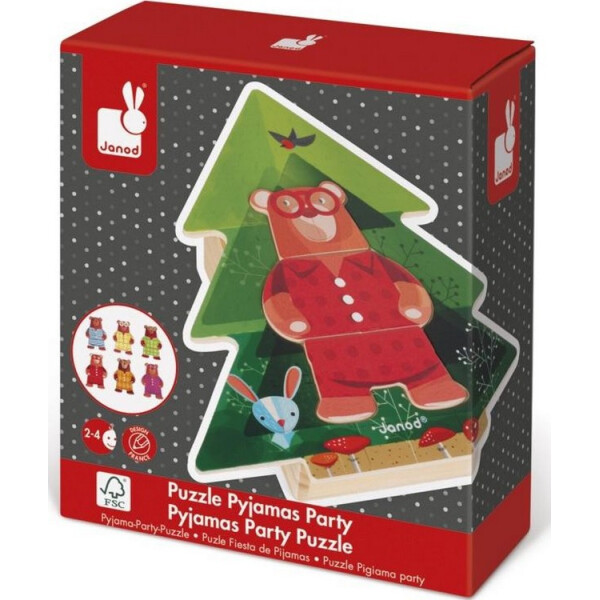 

Пазл деревянный Janod Пижамная вечеринка J08198