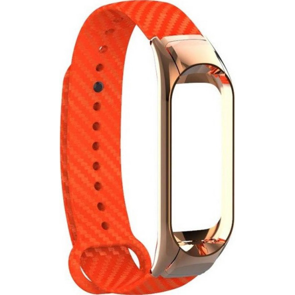 

Ремешок Gasta Carbon for Xiaomi Mi Band 3 color Orange