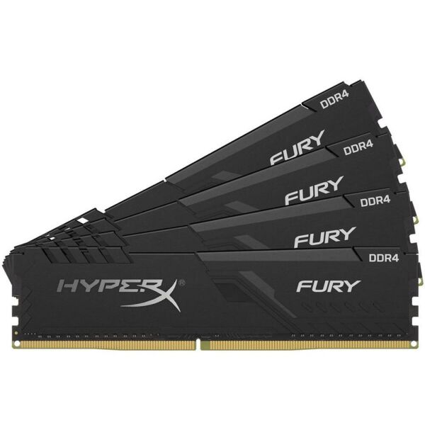 

HyperX DDR4-2400 65536MB PC4-19200 Kit of 4x16384 Fury Black HX424C15FB3K4/64