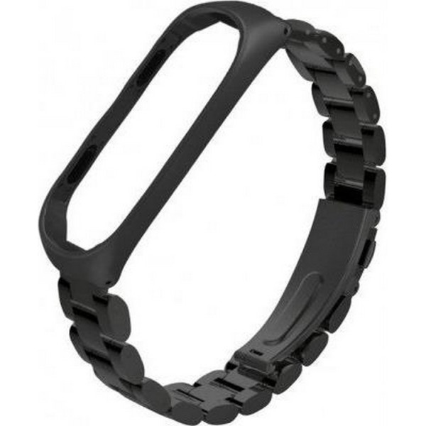 

Ремешок Gasta Stainless Steel V2 for Xiaomi Mi Band 3 and Mi Band 4 color Black