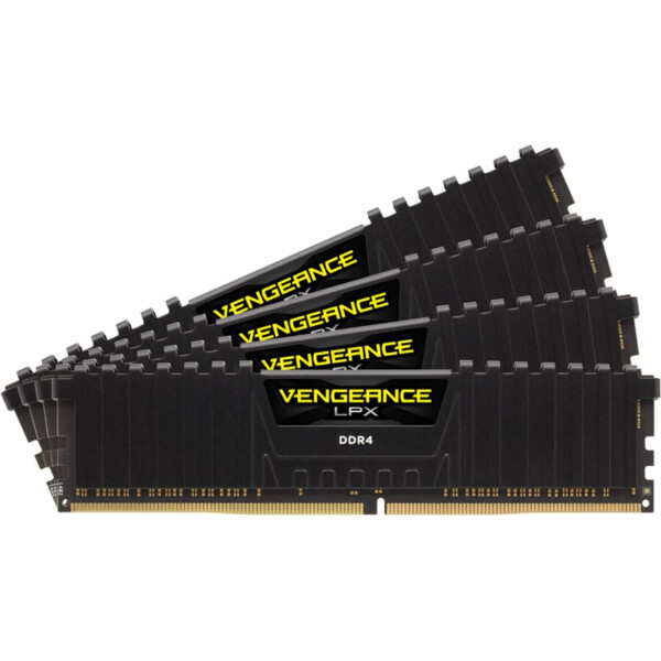 

Corsair 64 GB (4x16GB) DDR4 2666 MHz Vengeance LPX (CMK64GX4M4A2666C16)