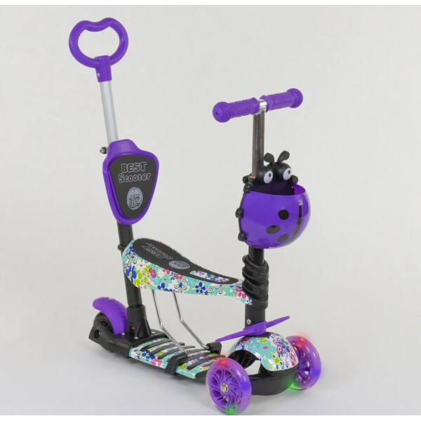 

Самокат 5в1 68995 Best Scooter фиолетовый 84216