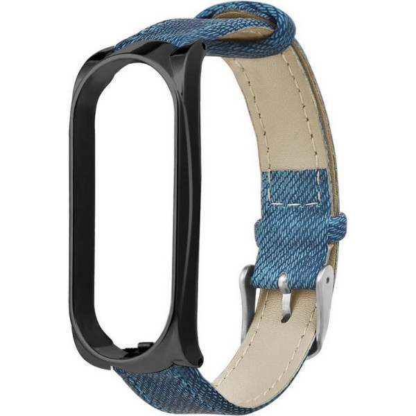 

Ремешок Gasta Jeans Blue for Xiaomi Mi Band 3 and Mi Band 4 color Black