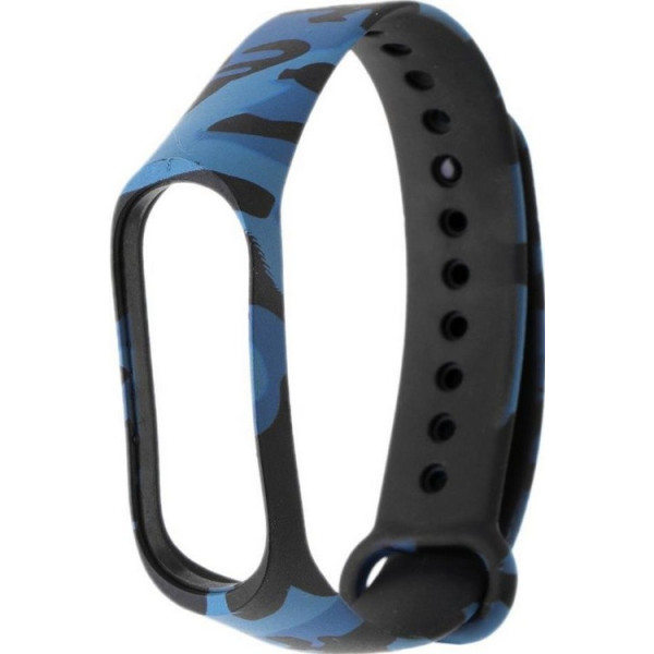 

Ремешок Gasta for Xiaomi Mi Band 3 and Mi Band 4 color Blue Camouflage