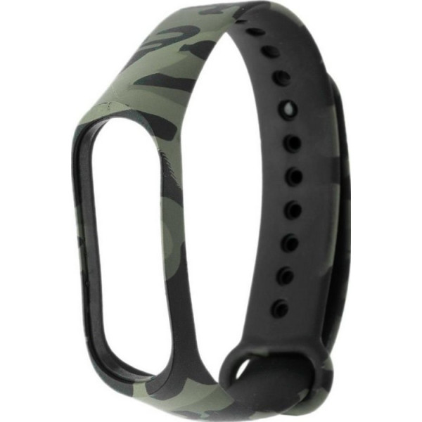 

Ремешок Gasta for Xiaomi Mi Band 3 and Mi Band 4 color Green Camouflage