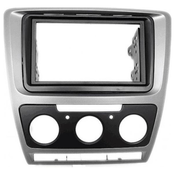 

Рамка переходная Carav 11-185 Skoda Oktavia 08-13 (Manual Auto Air-Cond) Grey