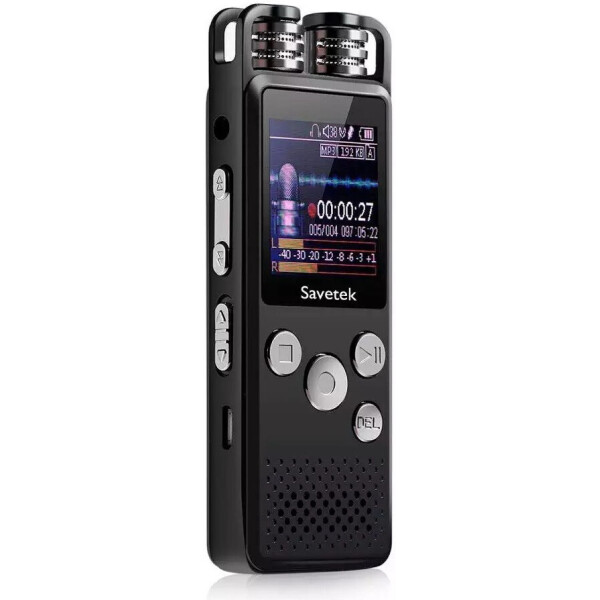 

Профессиональный цифровой диктофон Savetek GS-R07 original, 16 Гб памяти, стерео, SD до 64 Гб