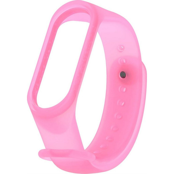 

Ремешок Gasta Silicone Luminous for Xiaomi Mi Band 3 and Mi Band 4 color Pink
