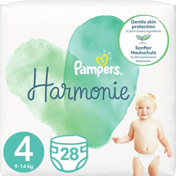 

Подгузники Pampers Harmonie Размер 4 (9-14 кг), 28 шт (8006540156636)